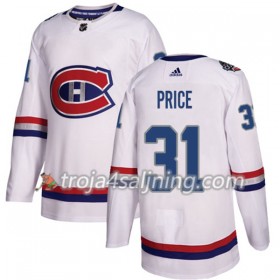 Montreal Canadiens tröja Carey Price 31 Vit 2017-2018 Adidas Classic Authentic - NHL Tröjor Herr